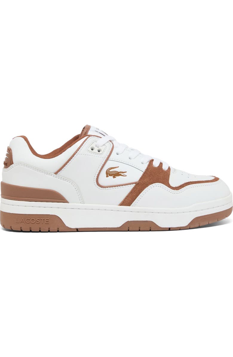 Lacoste Core Essential Sneaker, Alternate, color, White/ Brown