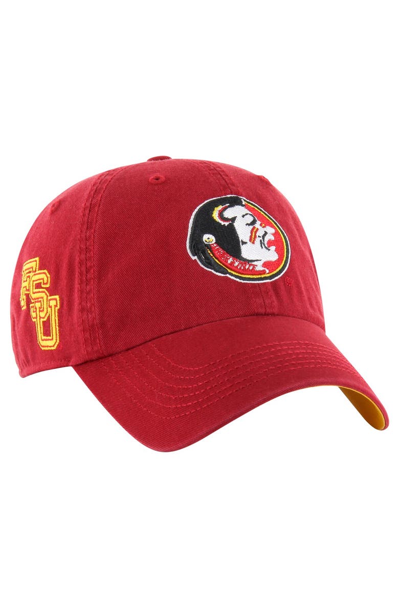 '47 Men's '47 Garnet Florida State Seminoles Vintage Sure Shot Franchise Fitted Hat, Main, color, 