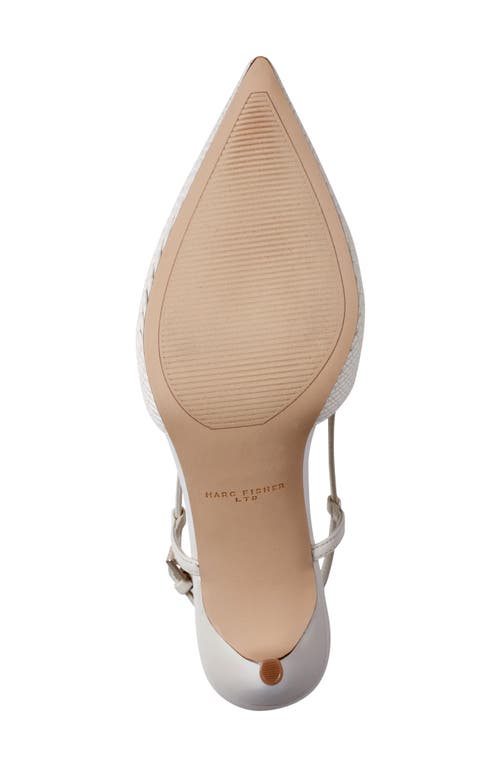 Marc Fisher Ltd Flory Pointed Toe Pump In White