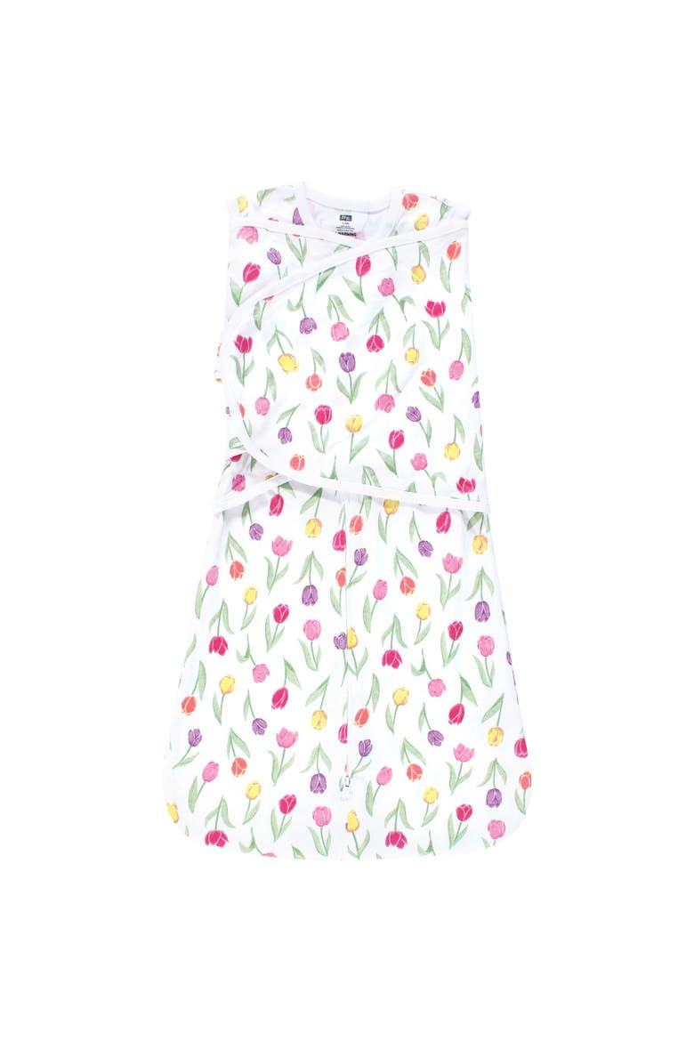 Convertible Swaddle Sleeping Bag, Main, color, Spring Tulips