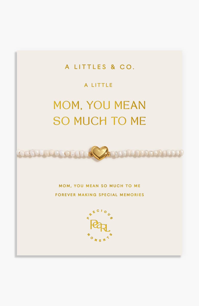 A Littles & Co. Precious Moments Bracelet, Main, color, Mom, You Mean So Much To Me