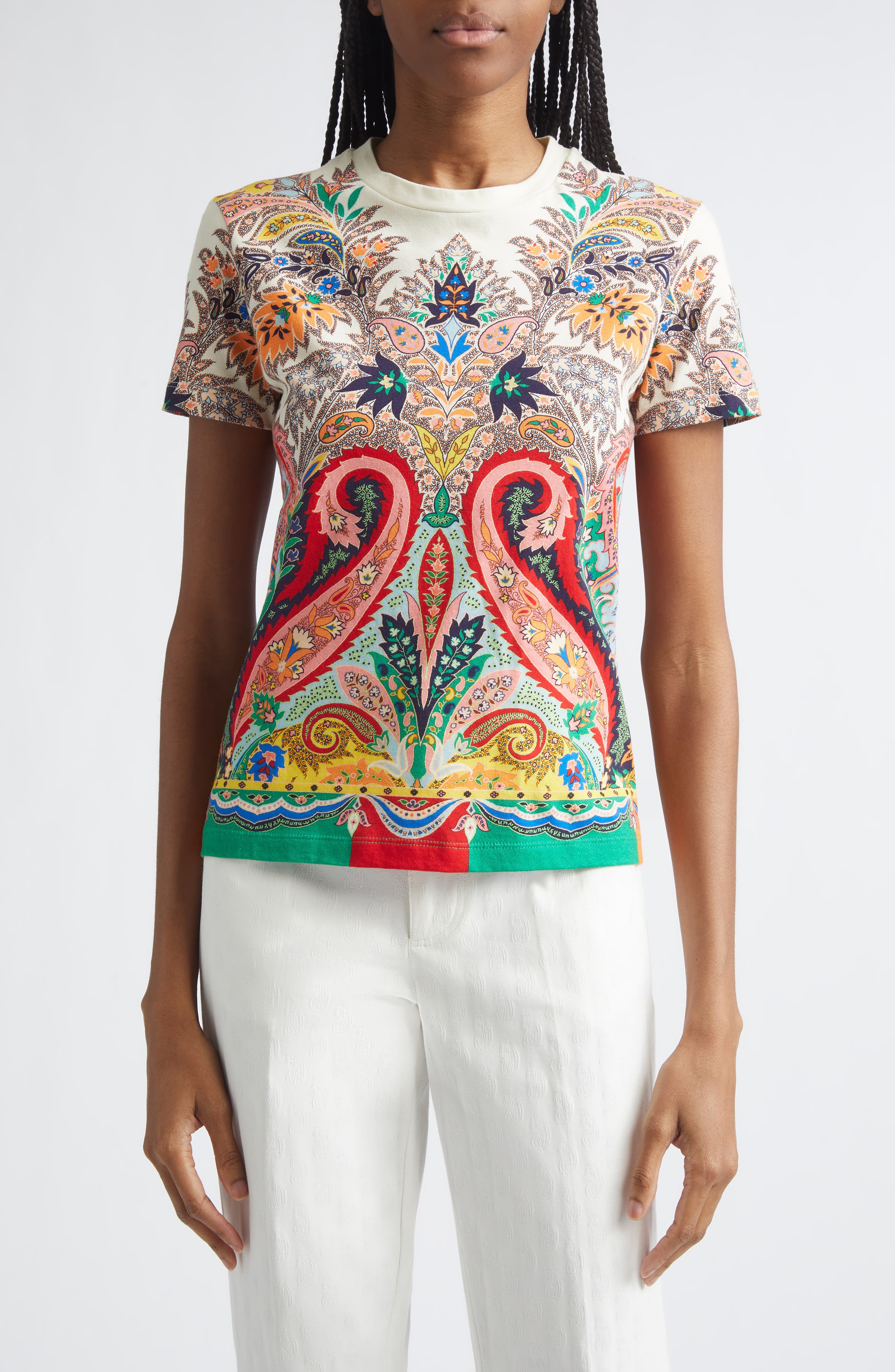 Paisley Print T-Shirt