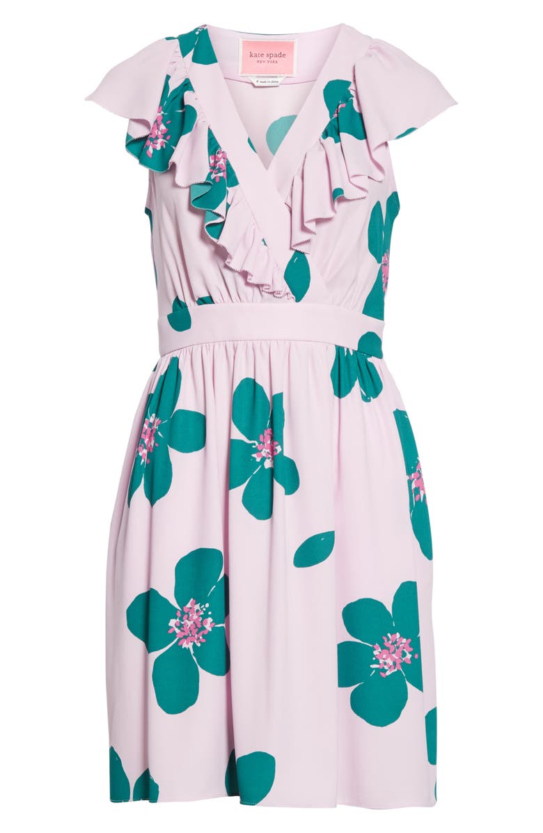 Kate Spade New York grand flora a-line dress, Alternate, color, 