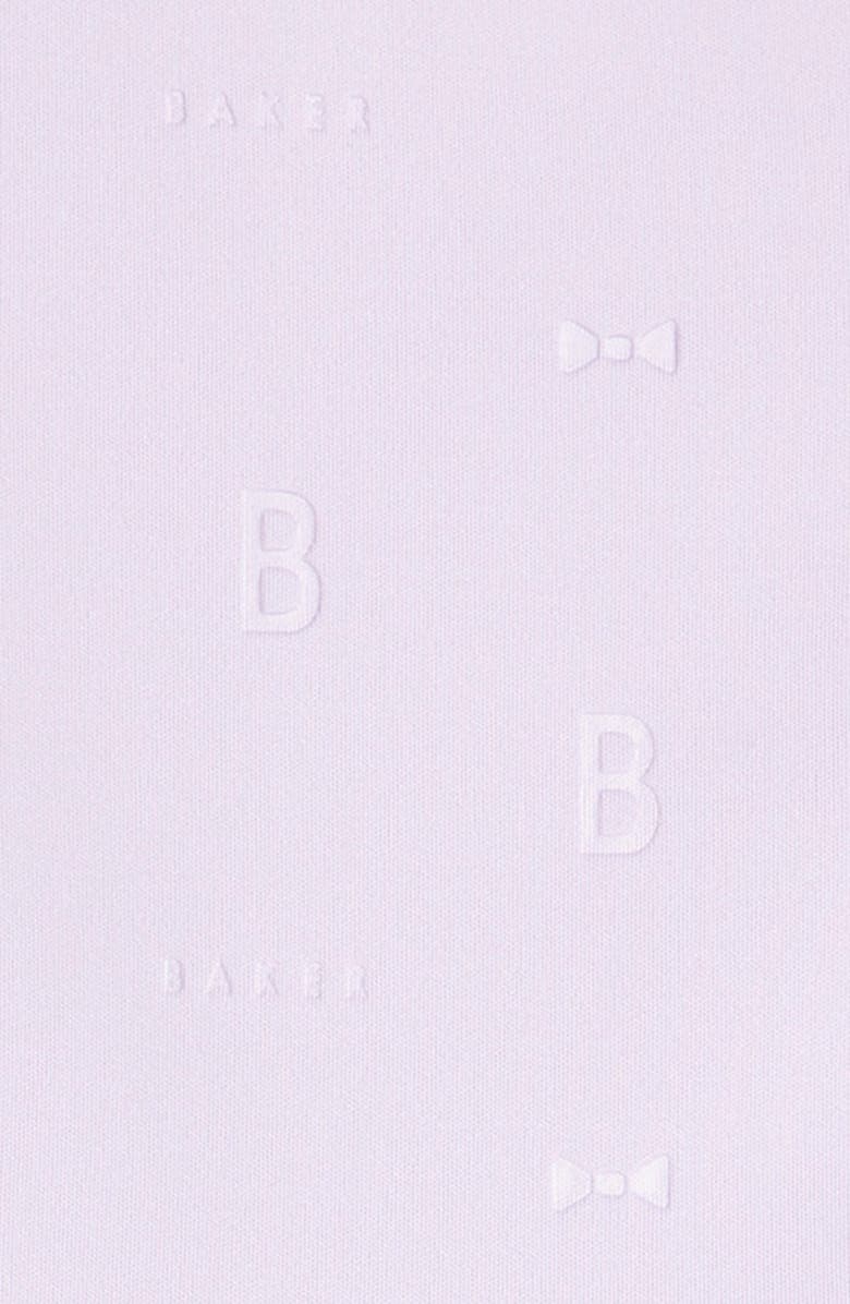 Baker by Ted Baker Kids' Embossed Handkerchief Hem Scuba Crepe Dress, Alternate, color, Purple