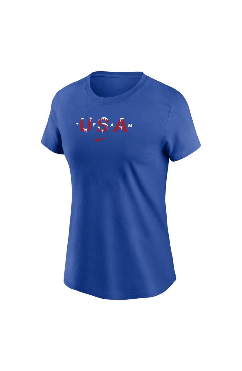 Nike Women's Nike Royal Team USA Snow T-Shirt, Alternate, color, Royal