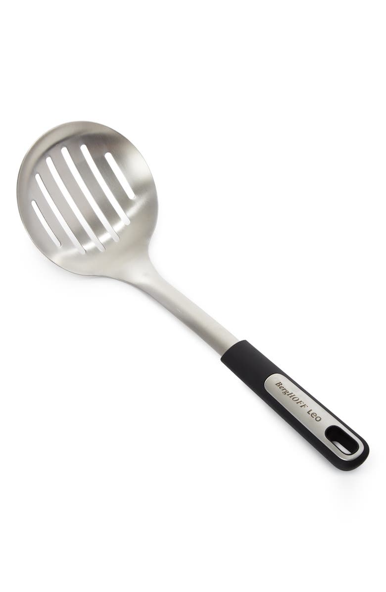 BergHOFF Leo Graphite Skimmer Spoon, Main, color,