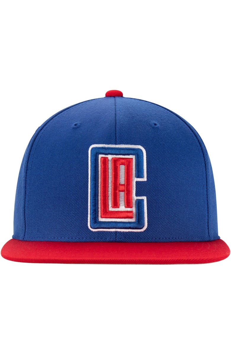 Mitchell & Ness Men's Mitchell & Ness Royal/Red LA Clippers Two-Tone Wool Snapback Hat, Alternate, color, Royal