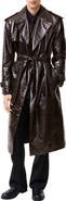 Burberry Long Check Hoxton Trench Coat