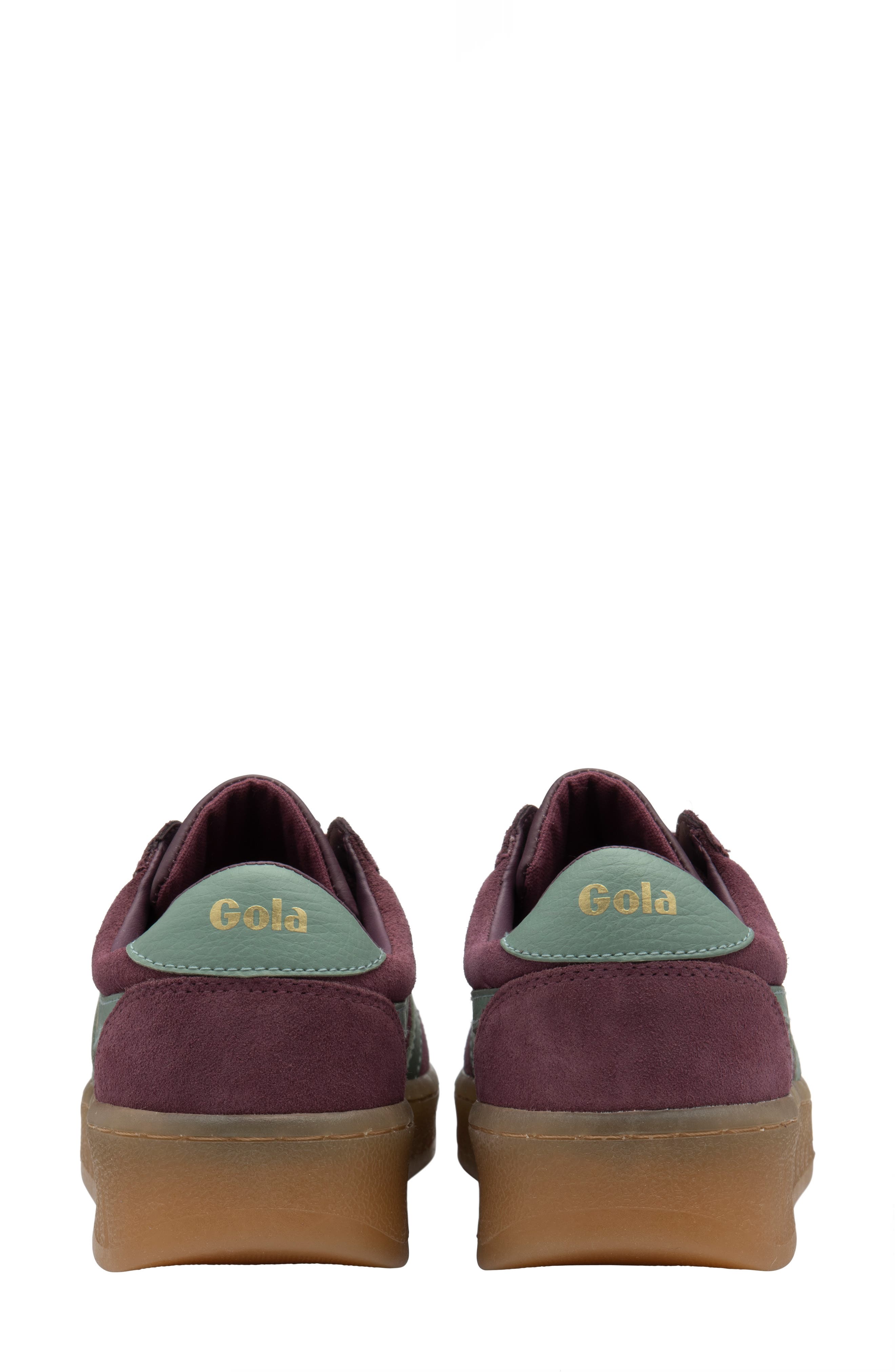 Gola Grandslam Sneaker, Alternate, color, Windsor Wine/ Green Mist/ Gum