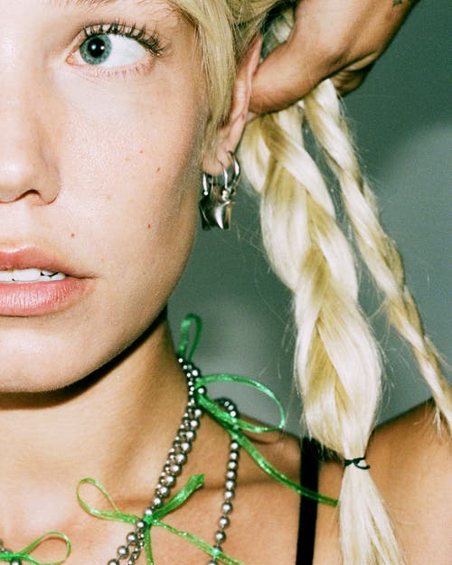 67jewelry Puffed Star Earrings In Silver