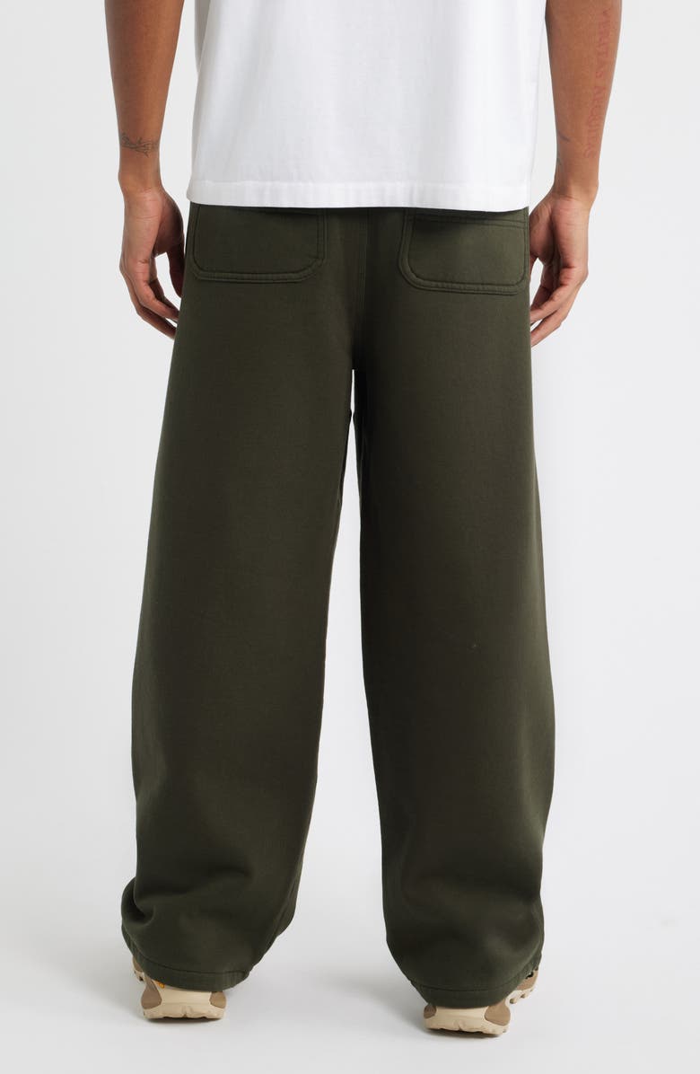 Carhartt Work In Progress Double Knee Cotton Blend Sweatpants, Alternate, color, Olive