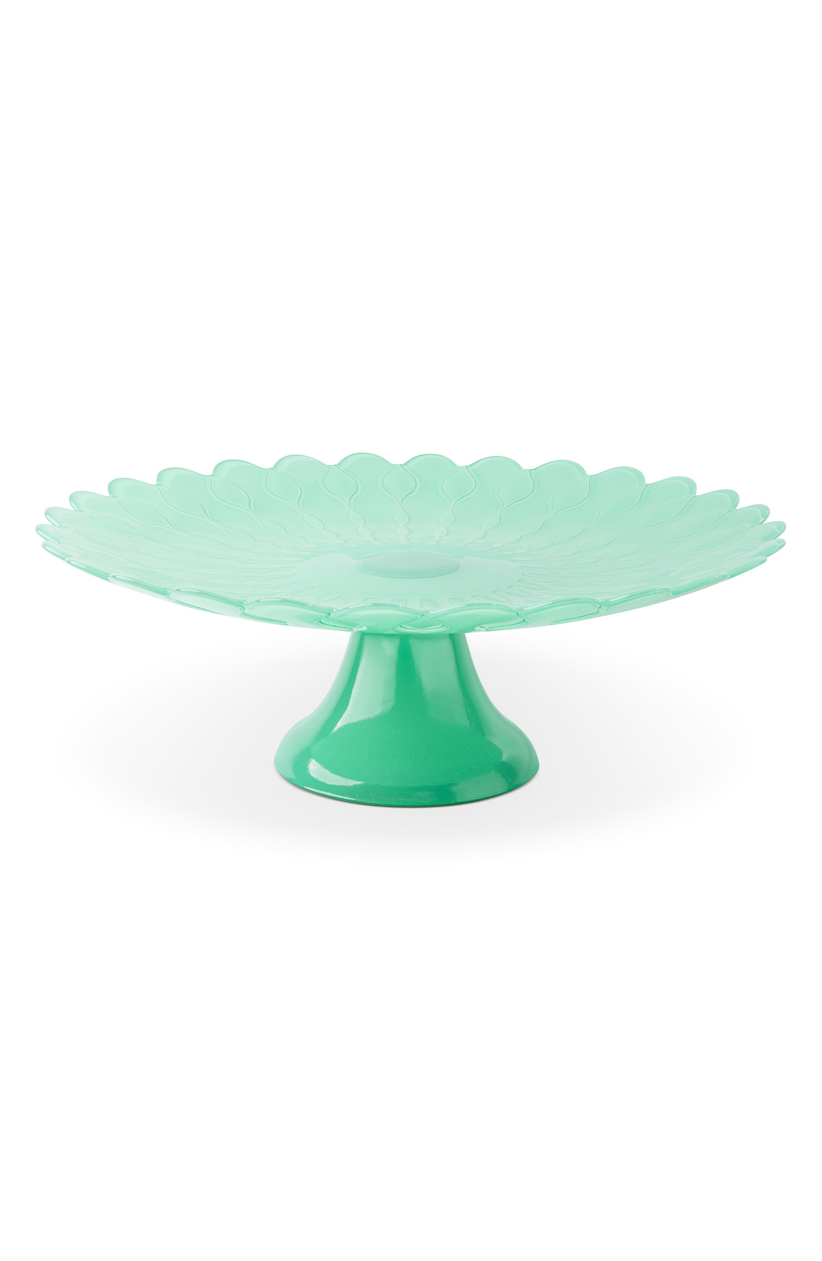 Core Home Scalloped Daisy Cake Stand
