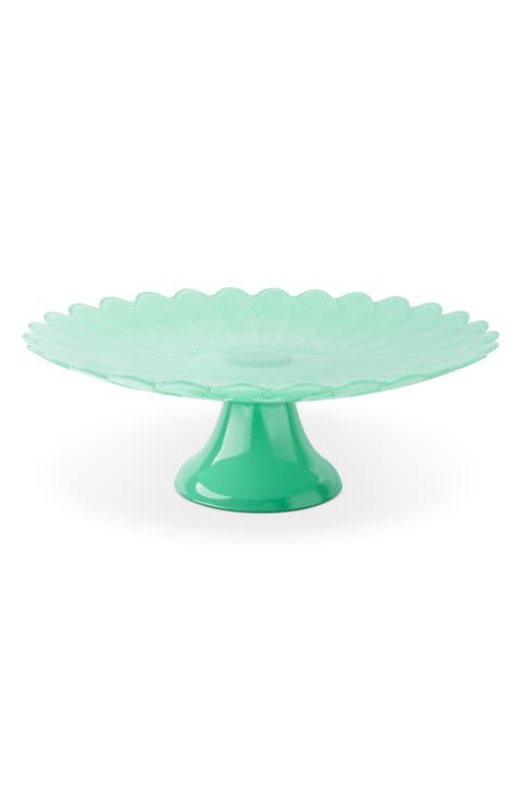 Scalloped Daisy Cake Stand