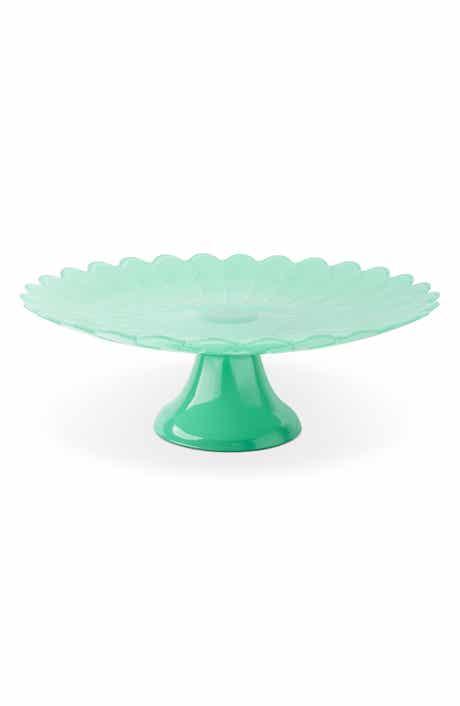 Core Home Scalloped Daisy Cake Stand