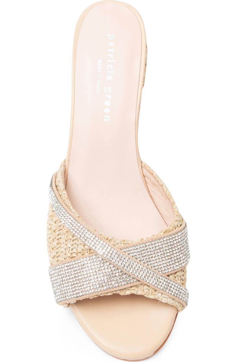 patricia green Milan Crystal Block Heel Slide Sandal, Alternate, color,