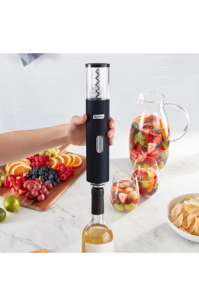Dash Serve & Preserve Electric Wine Set, Alternate, color, Black