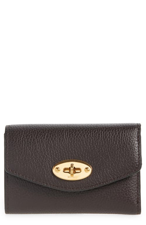 Mulberry Darley Folded Leather Wallet In Brown