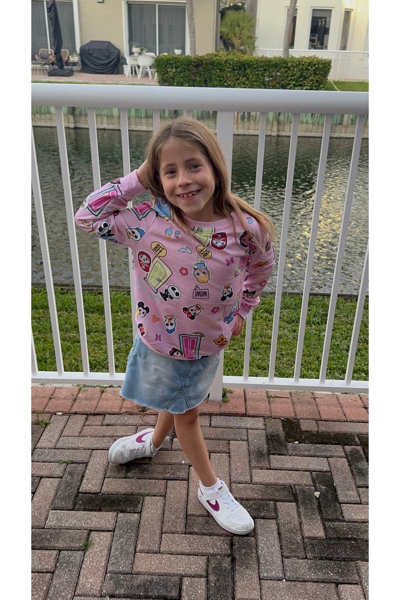 Doorables Pullover Sweatshirt, Alternate, color, Pink Doorables