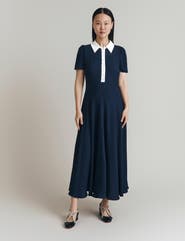 Ghost London Bethan Crepe Midi Shirt Dress