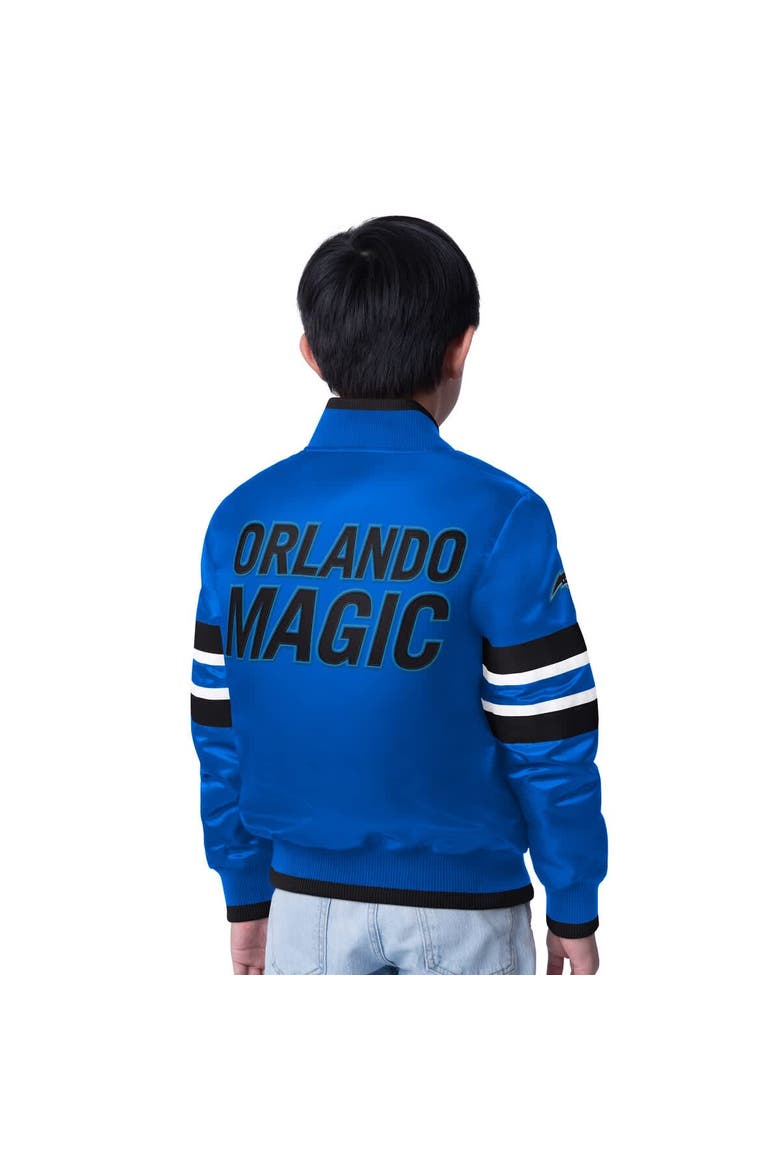 Youth Starter Blue Orlando Magic Scout Varsity Full-Snap Jacket, Alternate, color, Blue