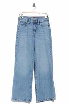 Low Rise Wide Leg Jeans