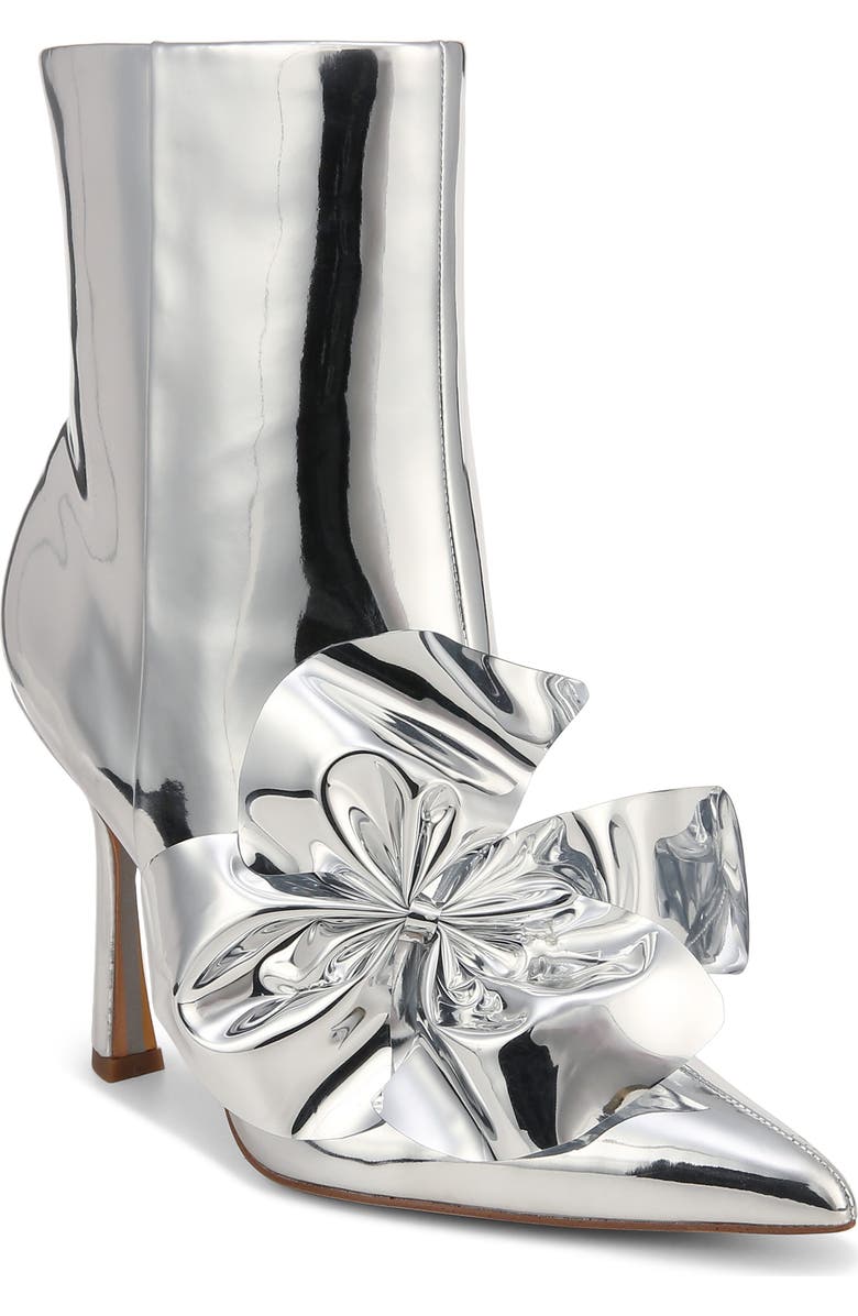 Sam Edelman Esmae 2 Pointed Toe Bootie, Main, color, Soft Silver