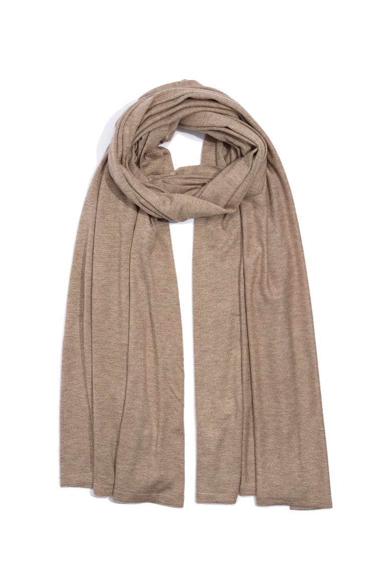 Essentials Travel Wrap, Main, color, Farro Heather