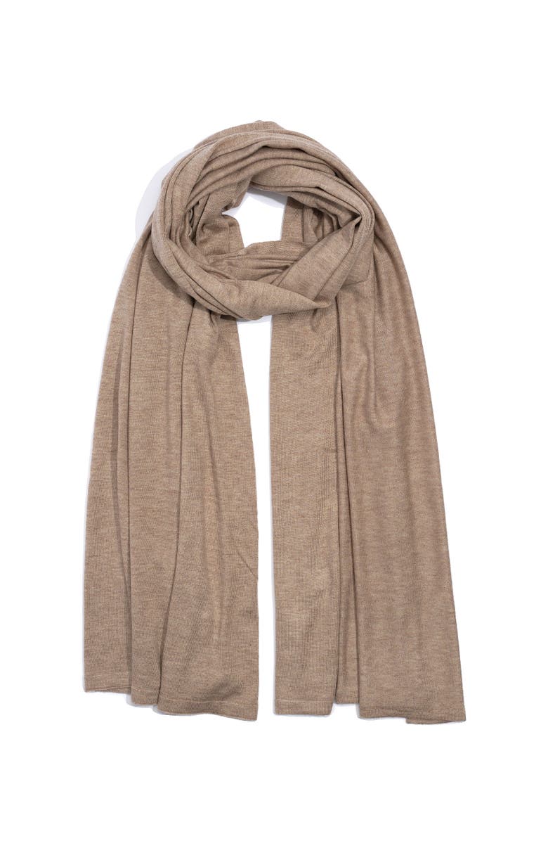 Echo Essentials Travel Wrap, Main, color, Farro Heather