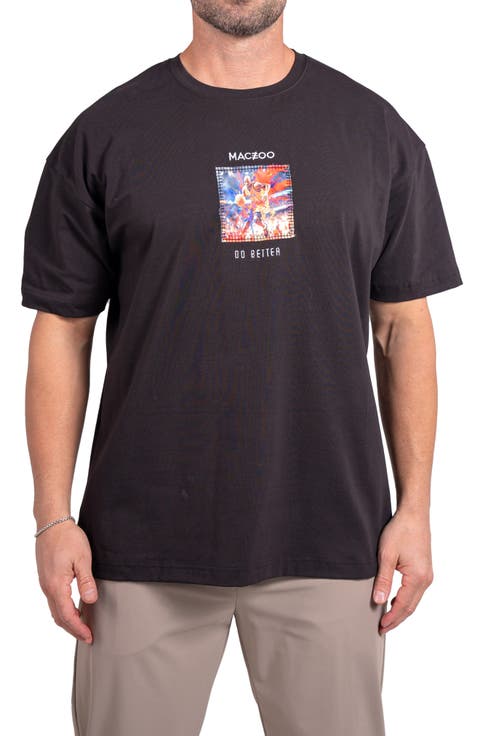 Ascension R.I.P. Appliqué Cotton Graphic T-Shirt