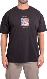Maceoo Ascension R.I.P. Appliqué Cotton Graphic T-Shirt