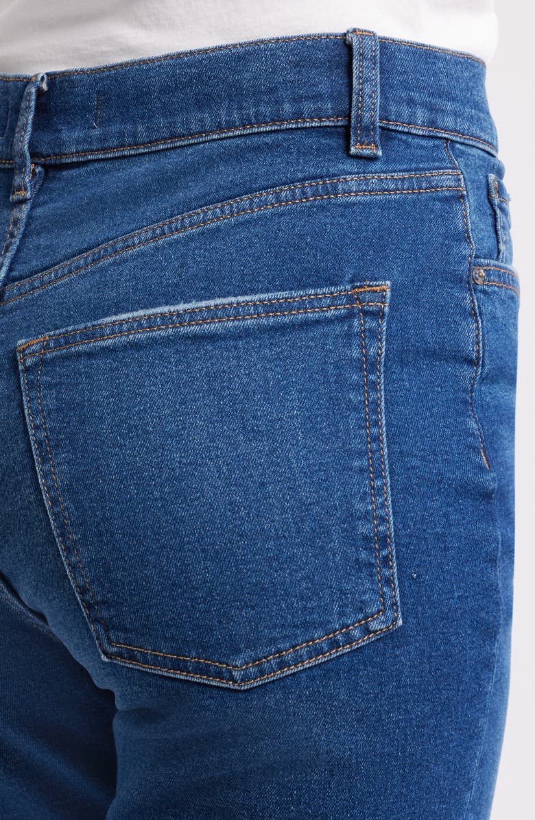 WARP+WEFT ASE High Waist Straight Leg Jeans, Alternate, color, Rolling River