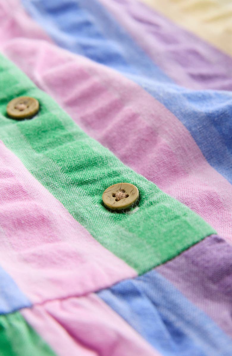 NEXT Kids' Rainbow Cotton Romper, Alternate, color, Blue Multi