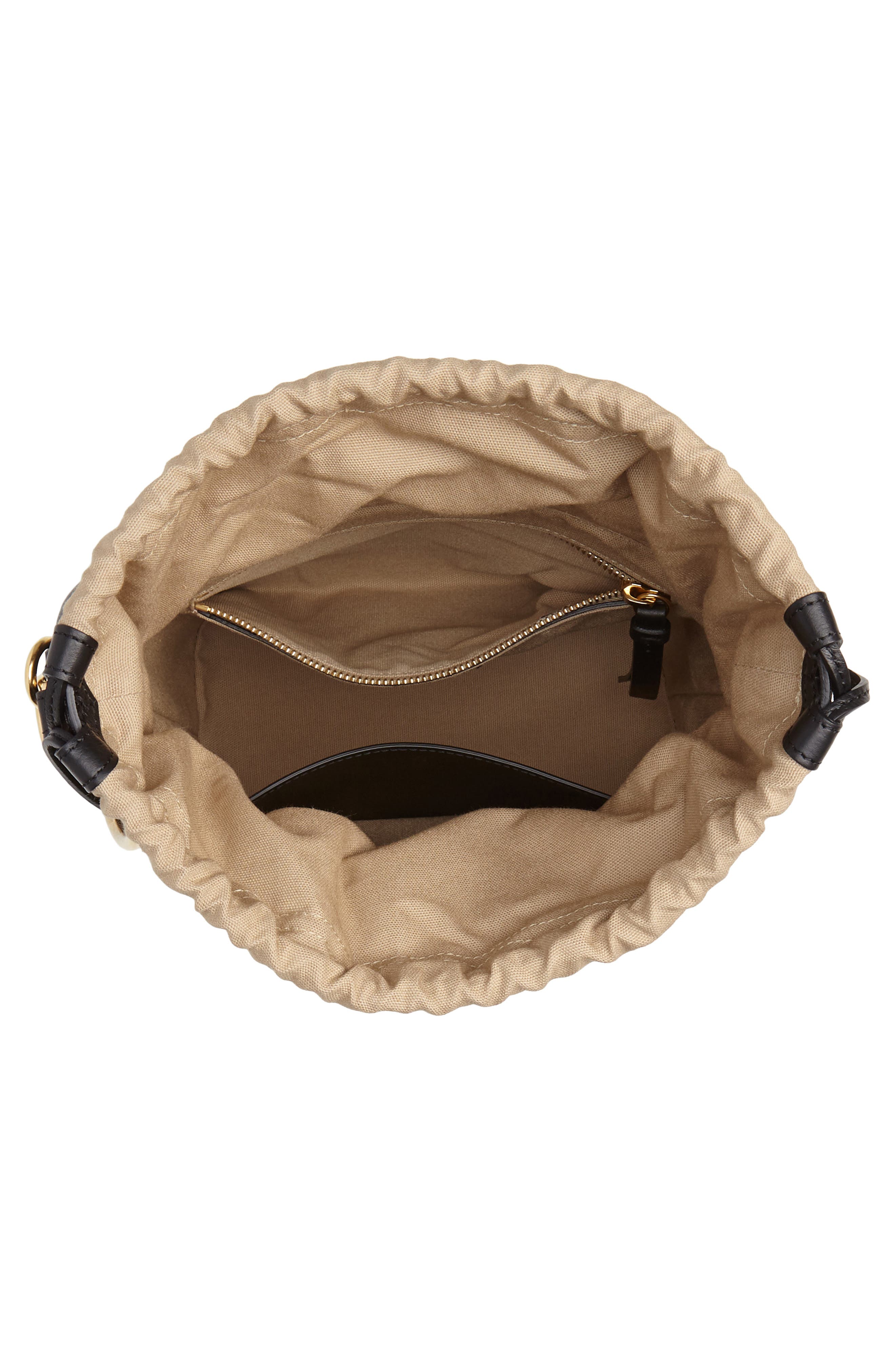 Chloé Roy Small Leather Bucket Bag, Alternate, color, 