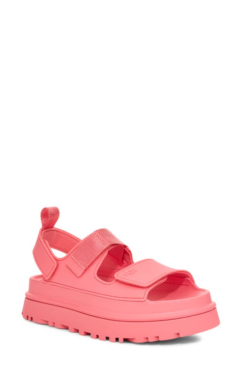 Ugg(r) Goldenglow Slingback Sandal In Tropical Pink