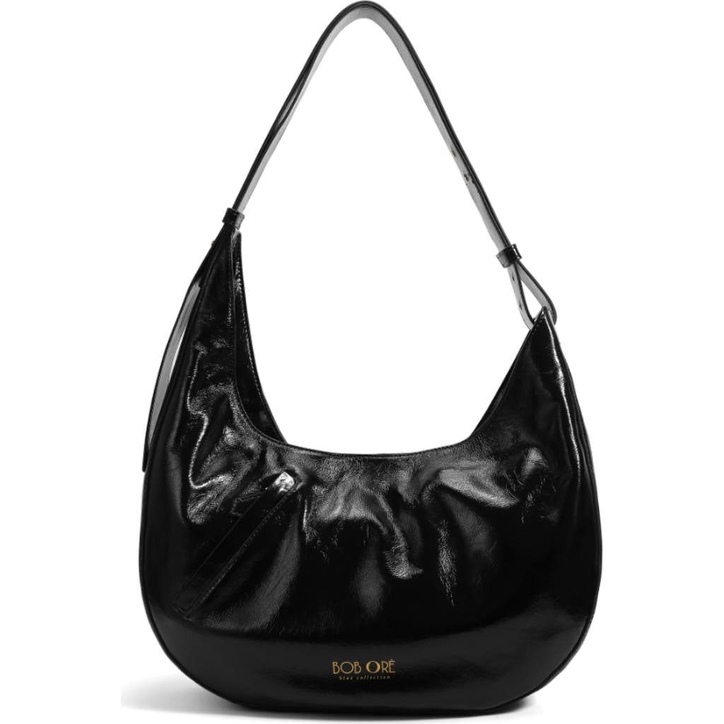 Bob Oré Blue Collection Flexi Handbag In Black