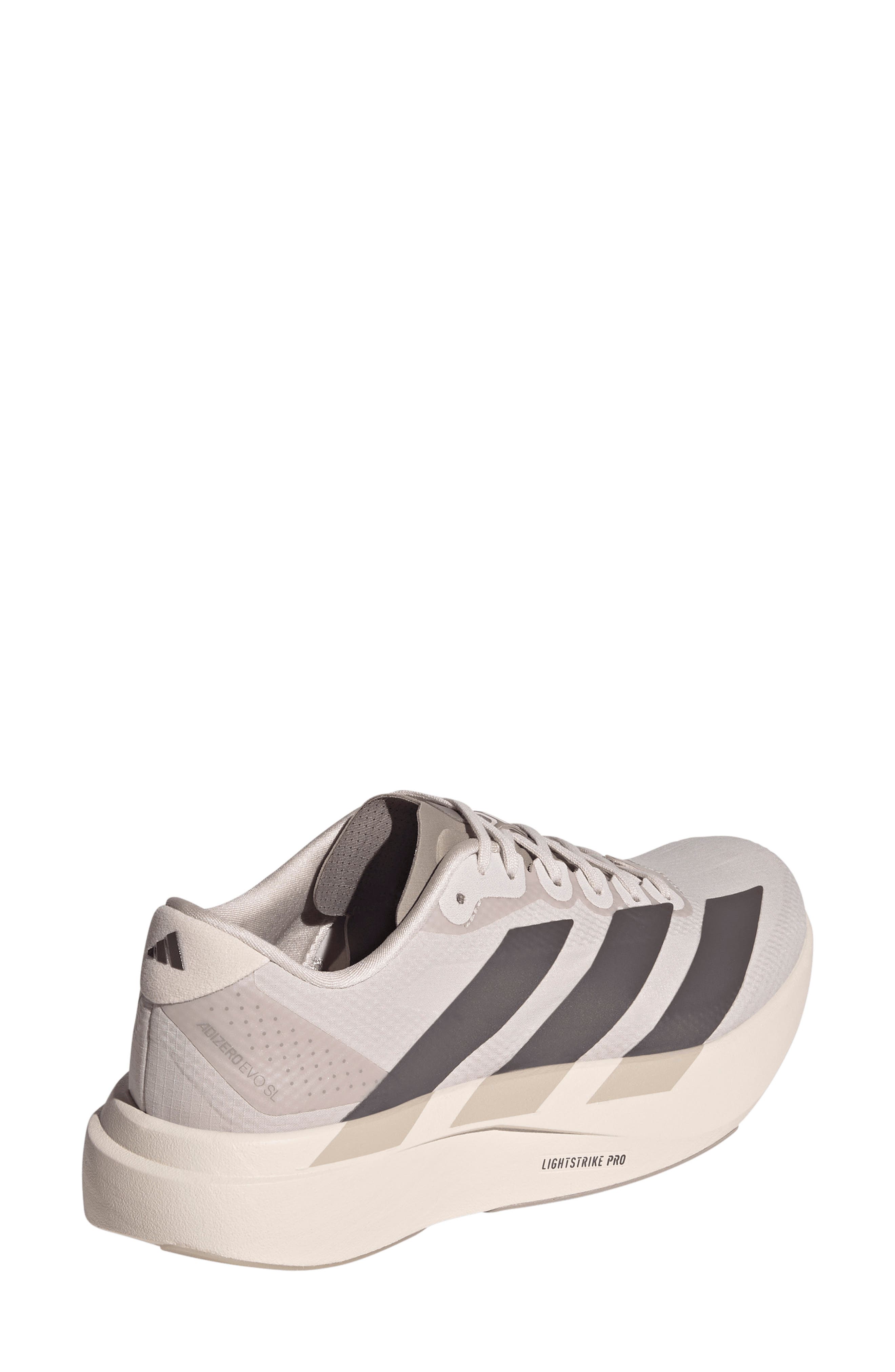 adidas Adizero Evo SL Running Shoe, Alternate, color, Mauve/ Charcoal/ Iron