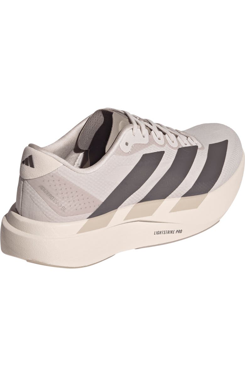 adidas Adizero Evo SL Running Shoe, Alternate, color, Mauve/ Charcoal/ Iron