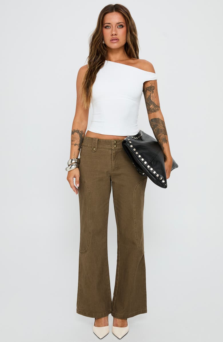 Princess Polly Danza One-Shoulder Top, Alternate, color, White