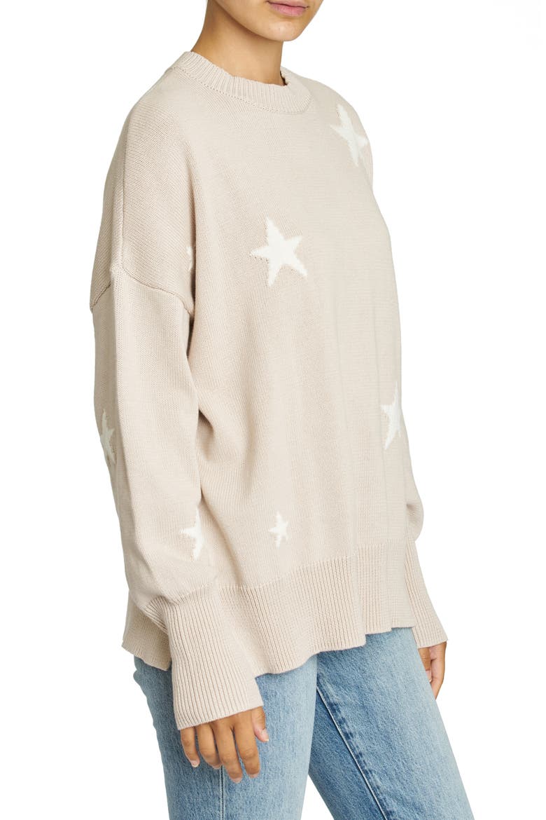 Darya Cotton Sweater, Alternate, color, ROYAL DOVE