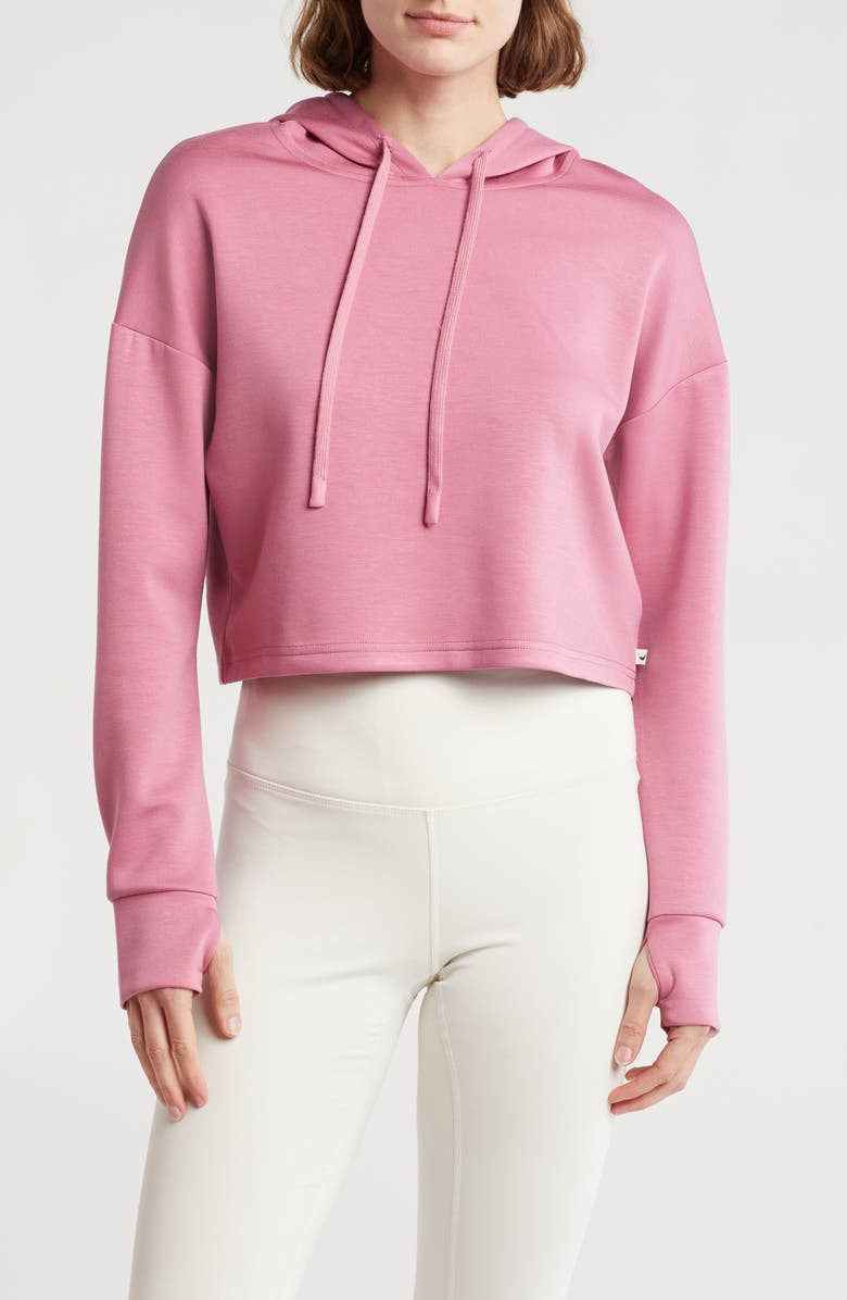 Jessica Simpson Soft Luxe Crop Hoodie, Main, color,