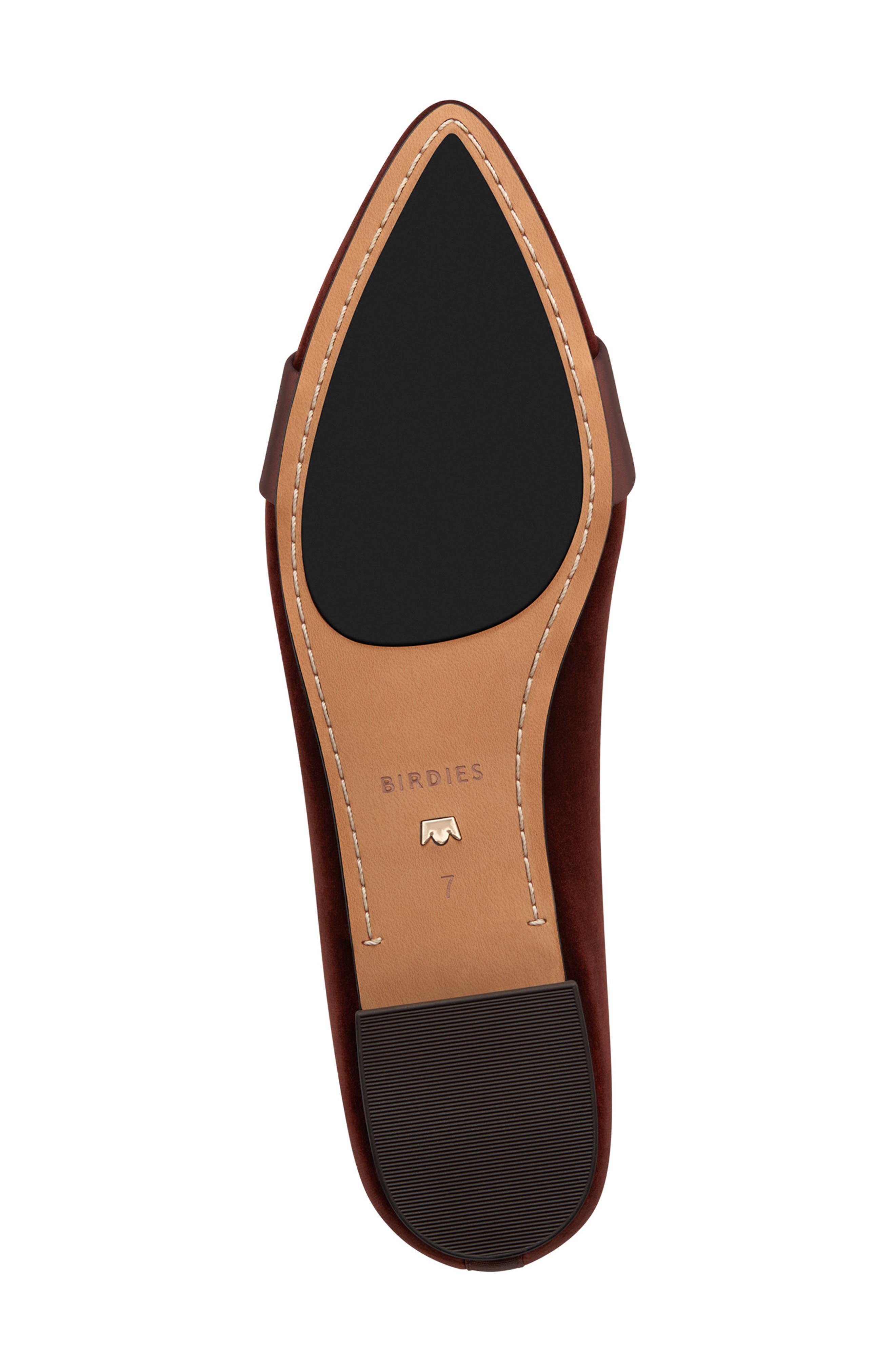 The Sparrow Loafer Velvet Jewel, Alternate, color, BRANDY JEWELED VELVET
