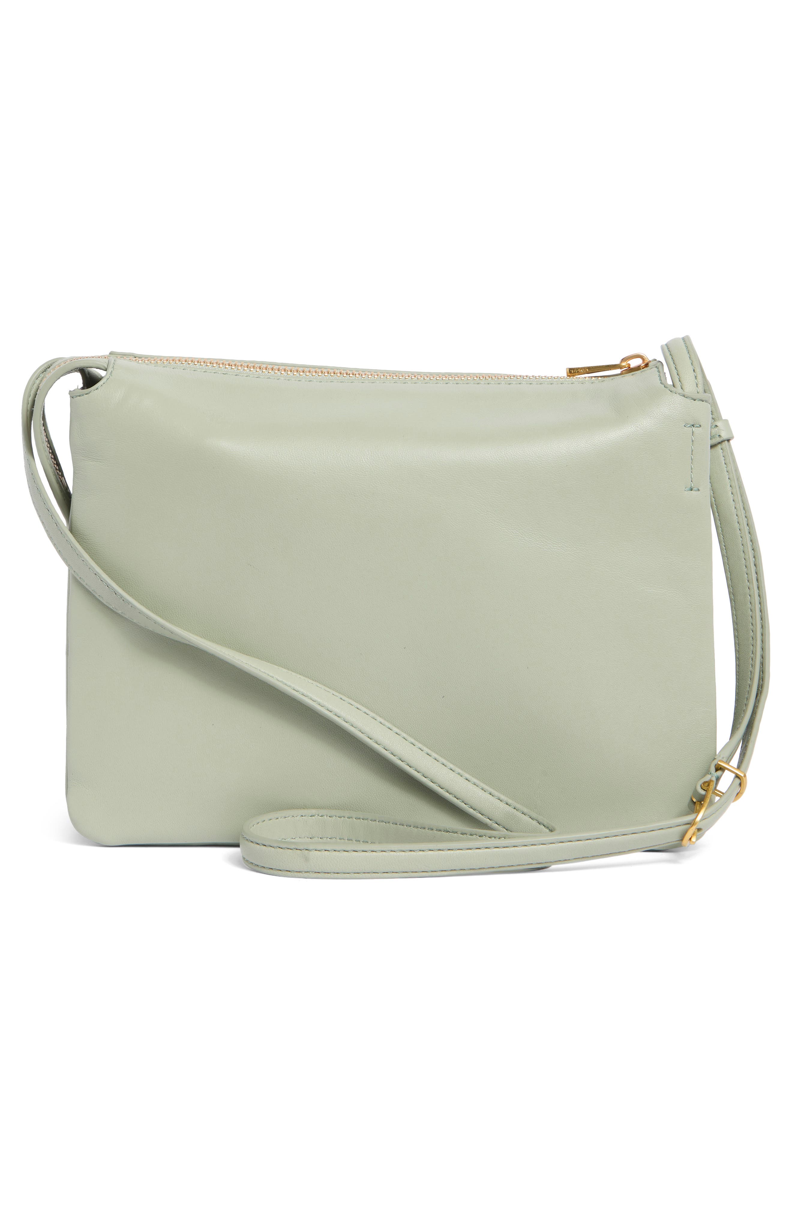 Sammi Triple Compartment Swing Crossbody Bag, Alternate, color, ALOE STONE