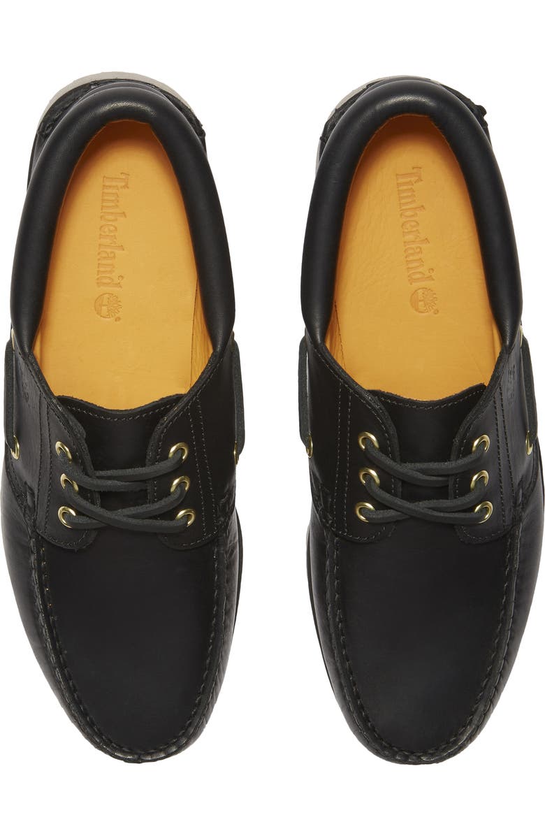 Timberland Authentic Boat Shoe, Alternate, color, Black Full Grain