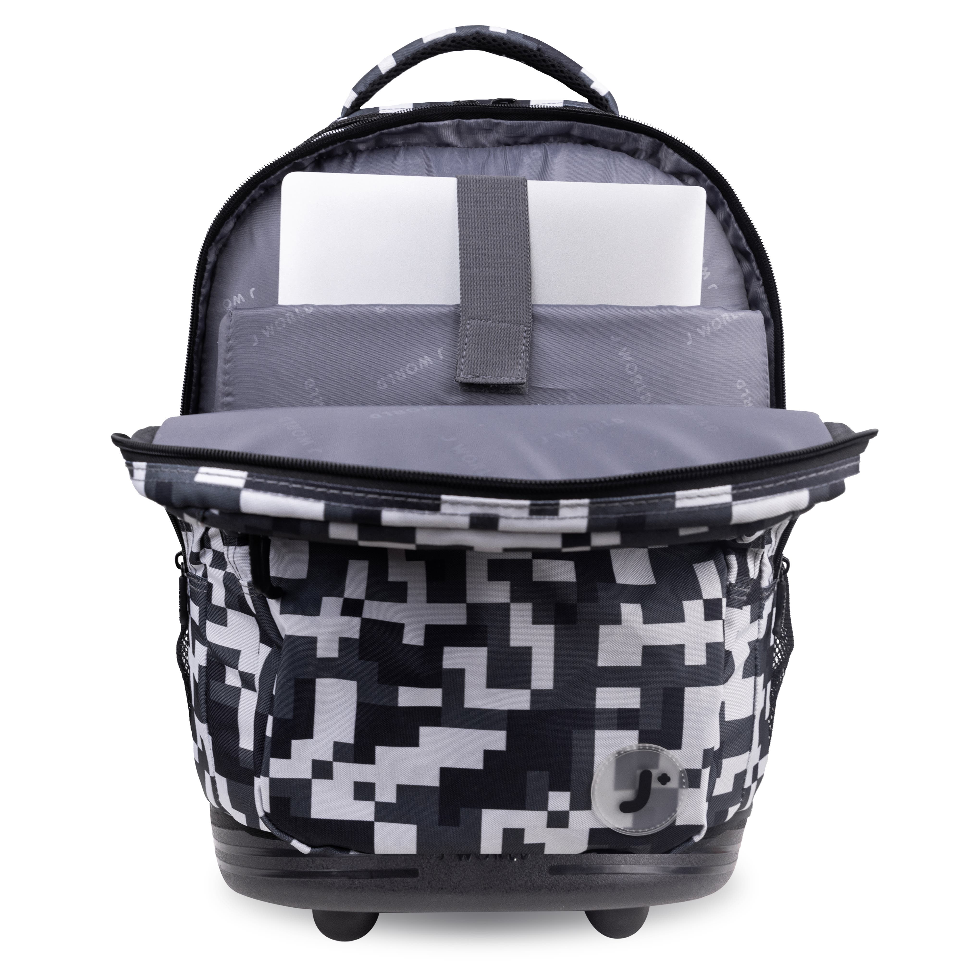 J World Sun dance Laptop 20" Rolling Backpack, Alternate, color, Camo