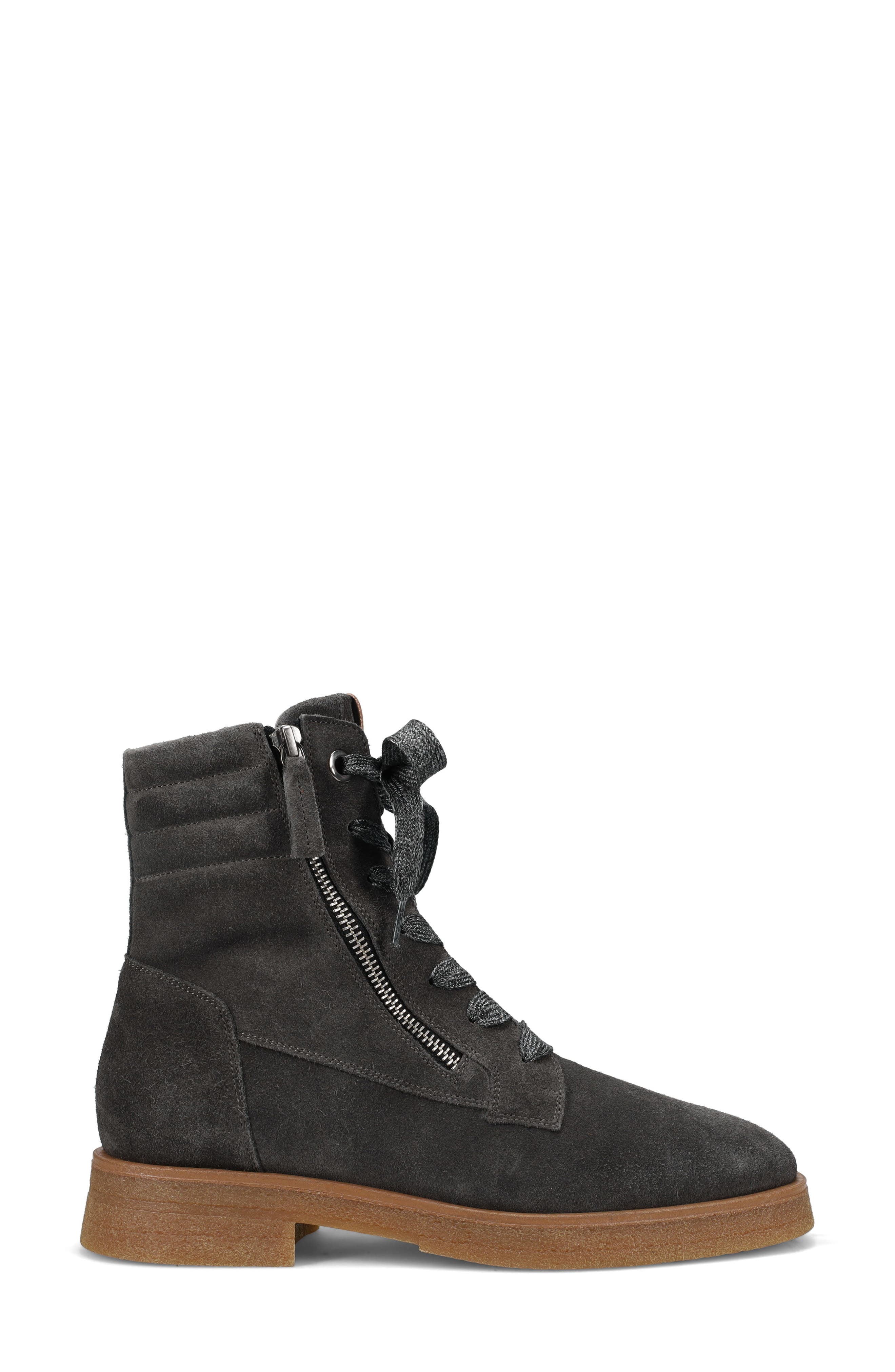 Ron White Hayley Lace-Up Boot, Alternate, color, Slate