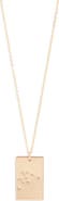 Set & Stones Zodiac Constellation Pendant Necklace