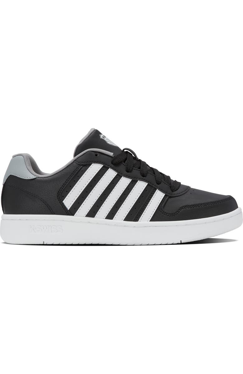 K-Swiss Court Palisades Sneaker, Alternate, color, Black/ White/ Grey/ Oyster