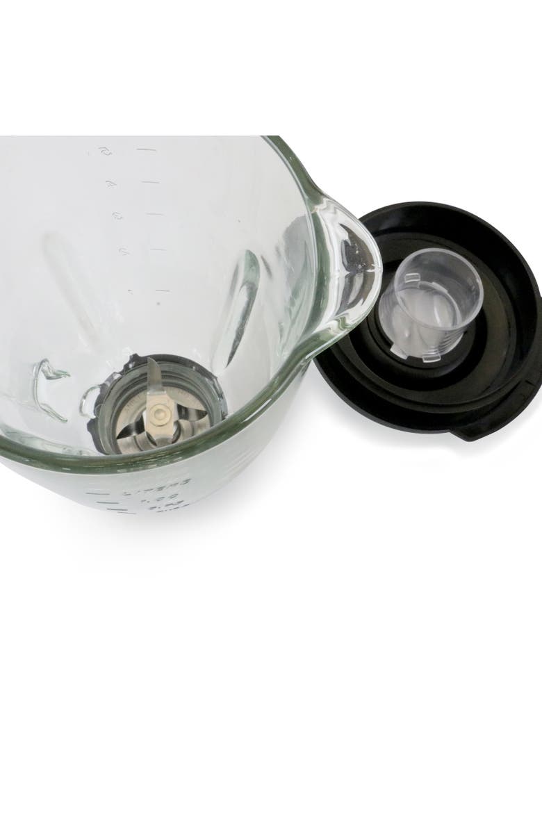 6 Piece 48 Oz Round Blender Glass Jar Replacement Kit, Alternate, color, Black