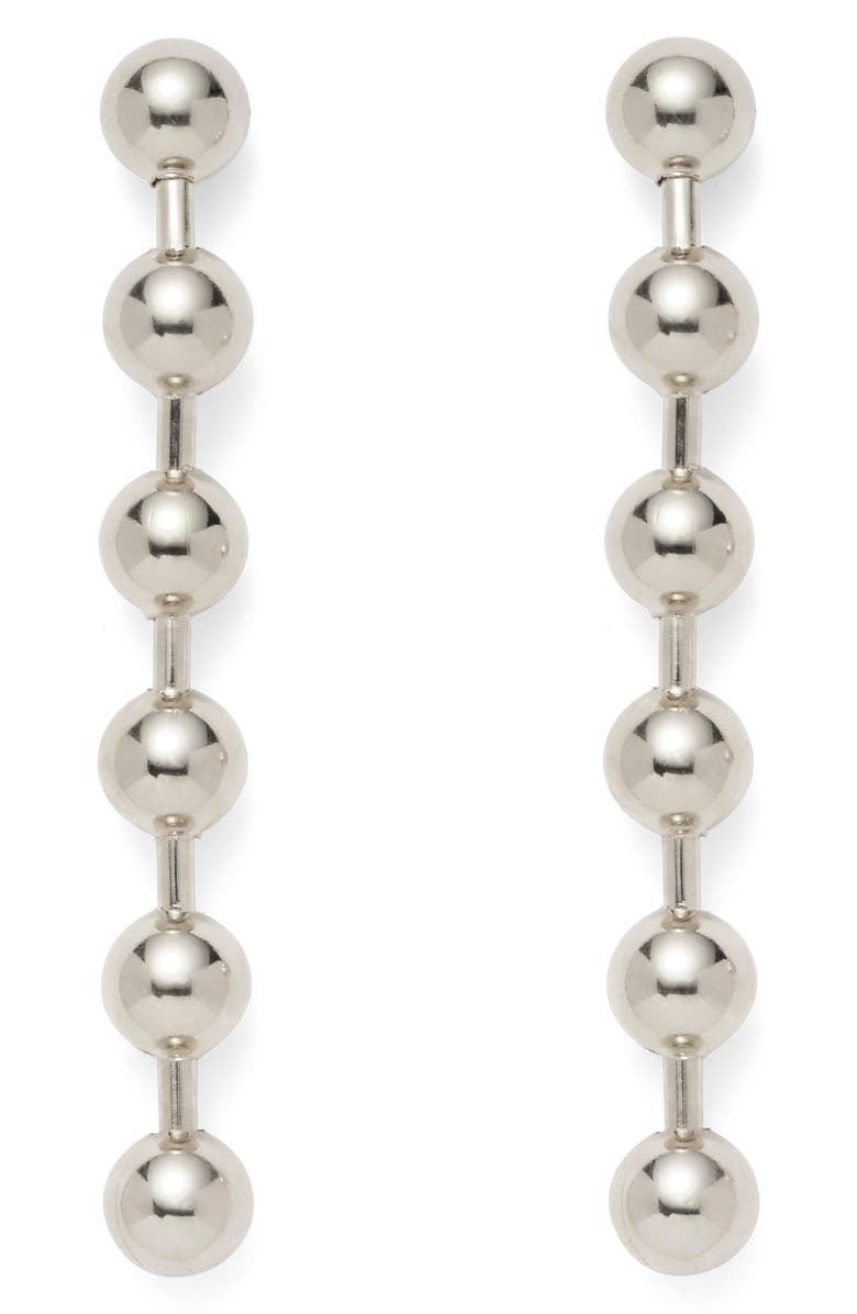 Lady Grey Ball Chain Linear Drop Earrings, Main, color, 