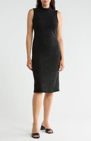 WEST K Sleeveless Rib Sweater Dress